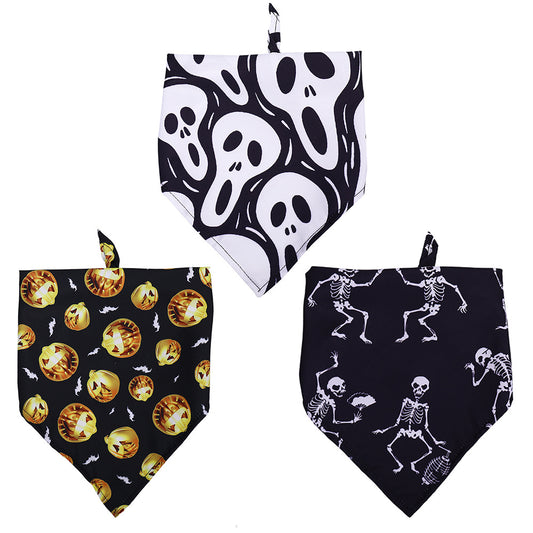 Halloween Howl: Festive Dog Scarf for Spooky Pooches